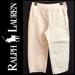Ralph Lauren White Capris